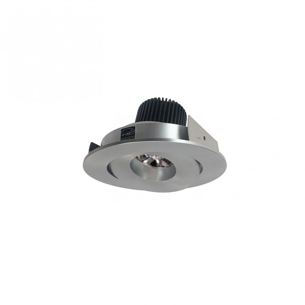 4" Iolite LED Round Adjustable Gimbal, 10-Degree Optic, 850lm / 12W, 3500K, Natural Metal Finish