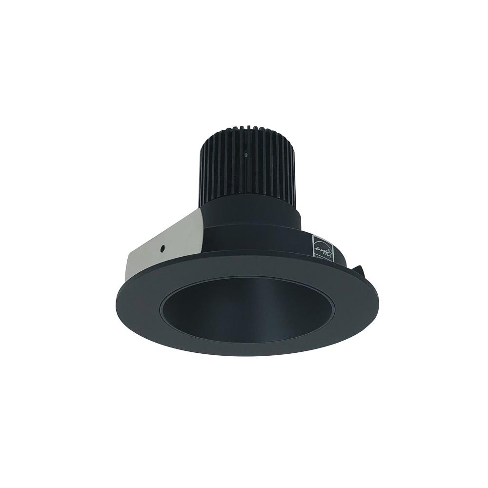 4" Iolite LED Round Reflector, 800lm / 14W, Comfort Dim, Black Reflector / Black Flange