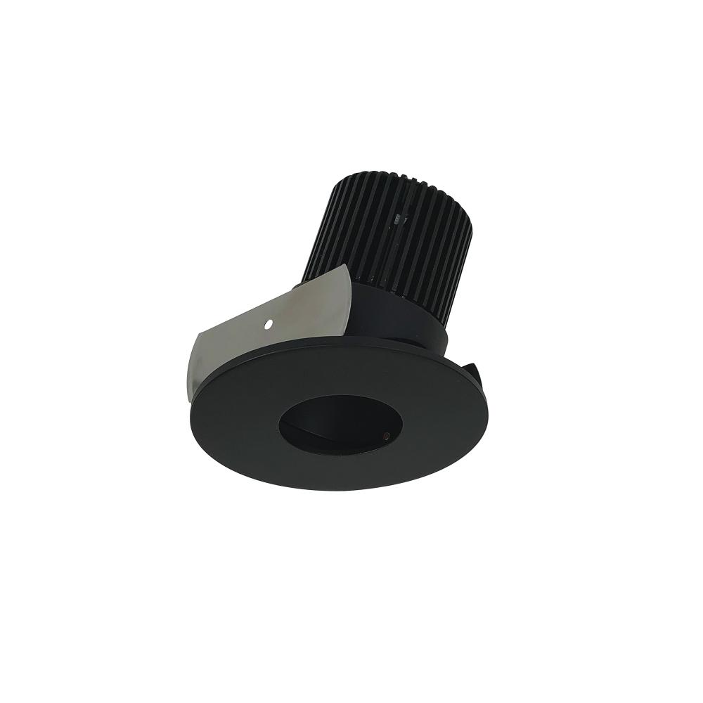 2" Iolite LED Round Adjustable Pinhole, 800lm / 14W, Comfort Dim, Black Pinhole / Black Flange