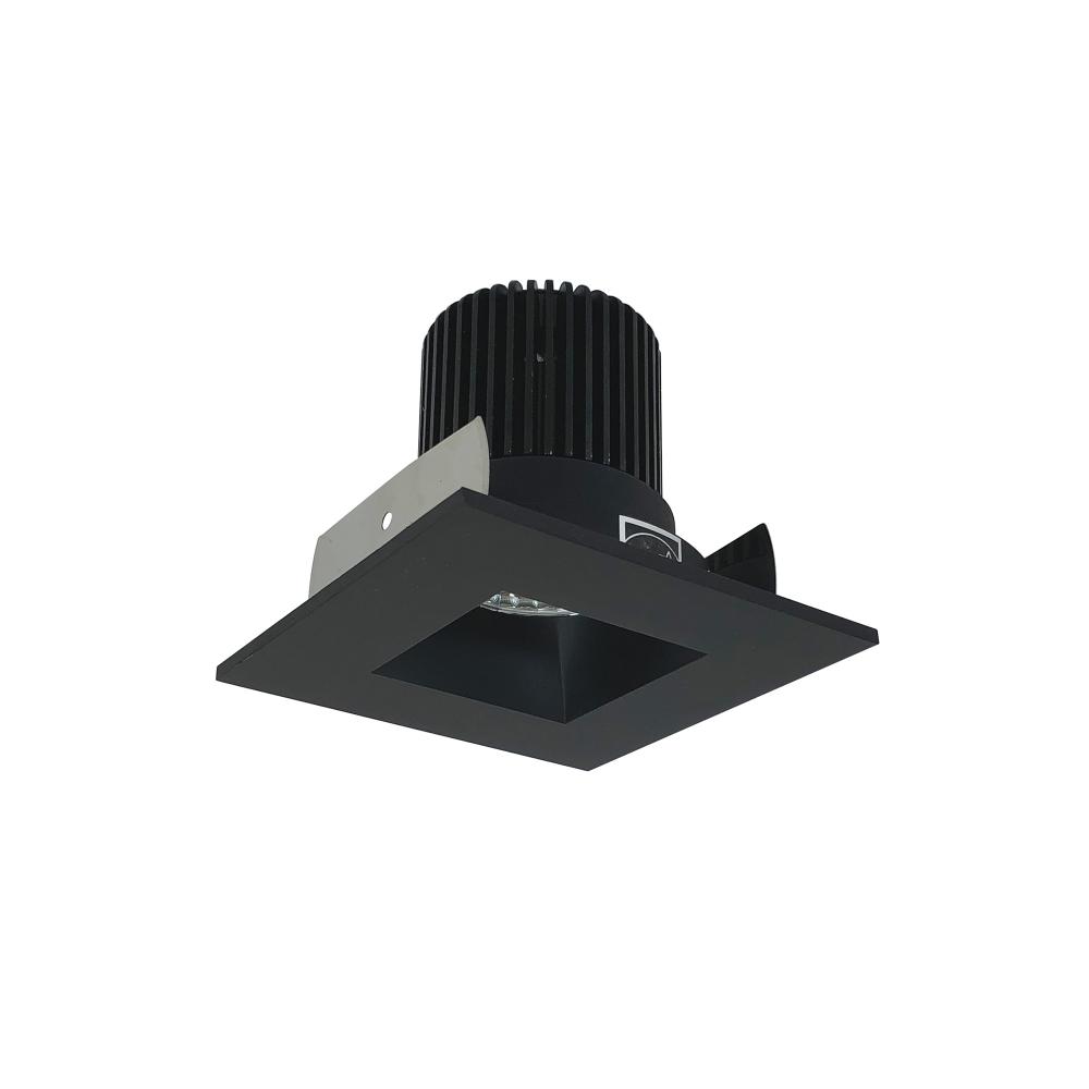2" Iolite LED Square Reflector with Square Aperture, 800lm / 14W, Comfort Dim, Black Reflector /