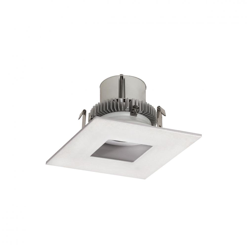 4" Cobalt Click Square Retrofit Pinhole, 750lm / 10W, 2700K, Matte Powder White Finish, 120-277V