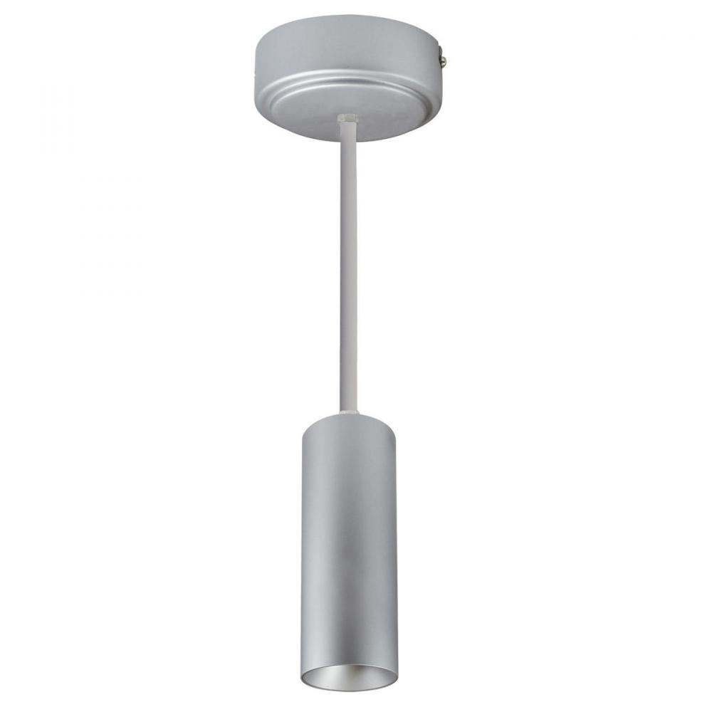2" iLENE 72" Stem Mount Mini Cylinder, 725lm, 15W, Comfort Dim, Silver, 120V Triac/ELV
