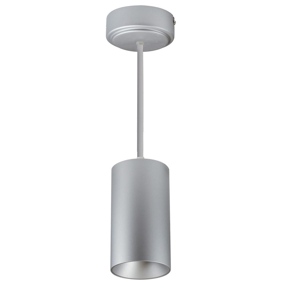 3" iLENE 24" Stem Mount Mini Cylinder, 1500lm, 30W, 3000K, Silver, 120V Triac/ELV/0-10V &