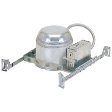 Nora NHIC-27LMRAT/4W - 6" Shallow, IC, AT LED Dedicated New Construction Housing , 120/277V, Wired for Univ. Dimming