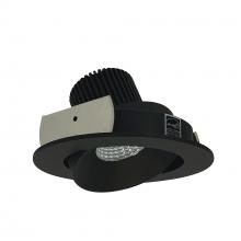 Nora NIO-4RCCDXBB - 4" Iolite LED Round Adjustable Cone Reflector, 800lm / 14W, Comfort Dim, Black Reflector / Black