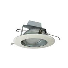 Nora NLCBC-66930XHZW - 6" Cobalt Adjustable LED Retrofit, 1200lm / 14W, 3000K, Haze Reflector / White Flange