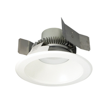 Nora NLCBC2-55127MPW/ALE4 - 5" Cobalt Click Round Retrofit Reflector, 750lm / 10W, 2700K, Matte Powder White Reflector /