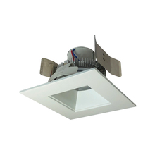 Nora NLCBC2-556CDMPW/A - 5" Cobalt Click Square Retrofit Reflector with Square Aperture, 900lm / 12W, Comfort Dim, Haze