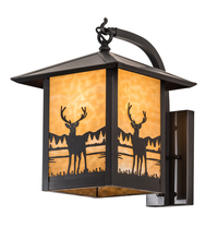 Meyda Green 198827 - 12" Wide Seneca Deer Creek Hanging Wall Sconce