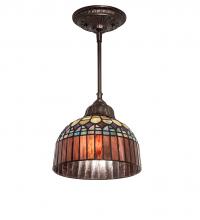 Meyda Green 244872 - 8" Wide Tiffany Candice Mini Pendant