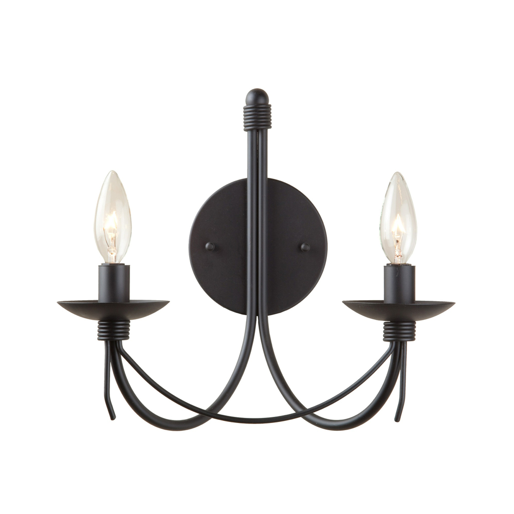 Wrought Iron AC1482EB Wall Light