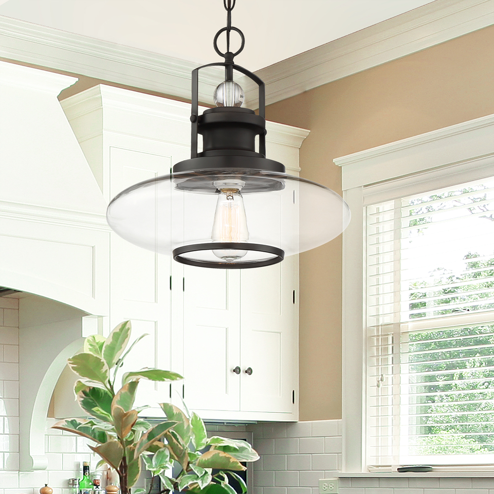 Mayfield 1-Light Pendant in English Bronze