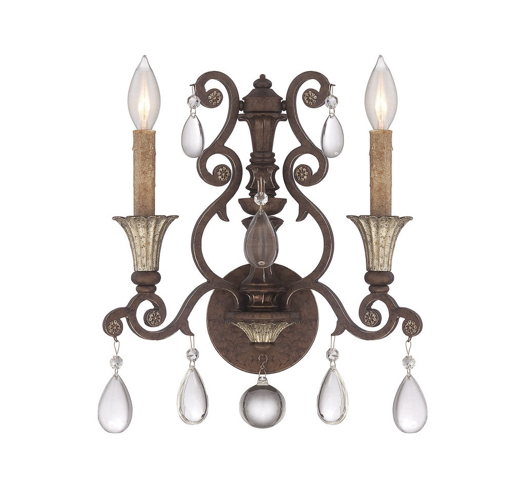 St. Laurence 2 Light ADA Sconce
