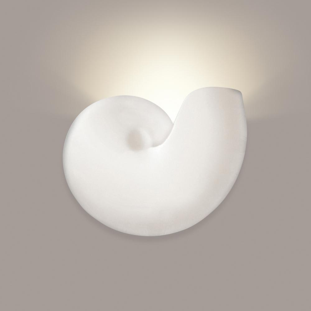 Nautilus Wall Sconce: Tan