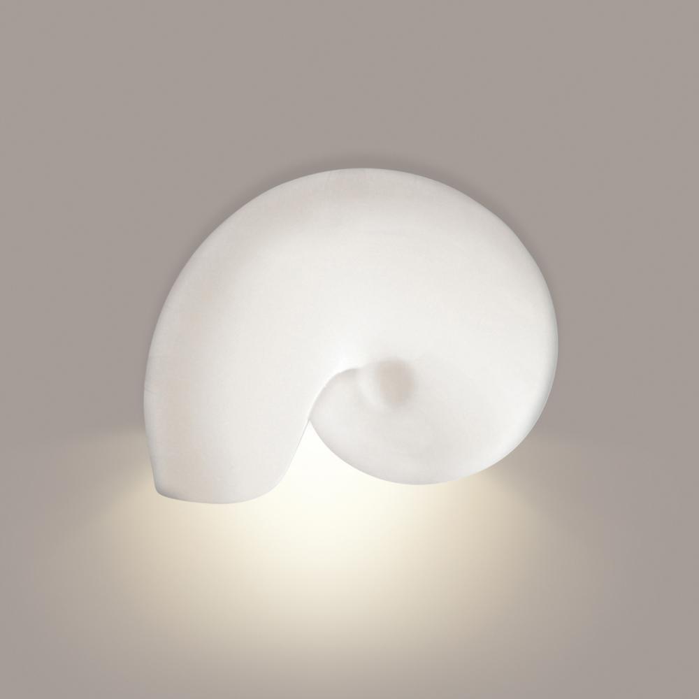 Nautilus Downlight Wall Sconce: Clay