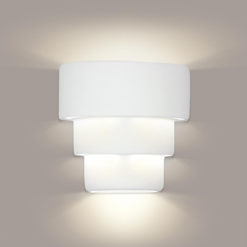 Santa Cruz Wall Sconce: Pistachio (E26 Base Dimmable LED (Bulb included))