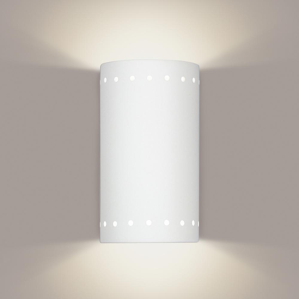 Gran Melos Wall Sconce: Zinc White Marble (Outdoor/WET Location)