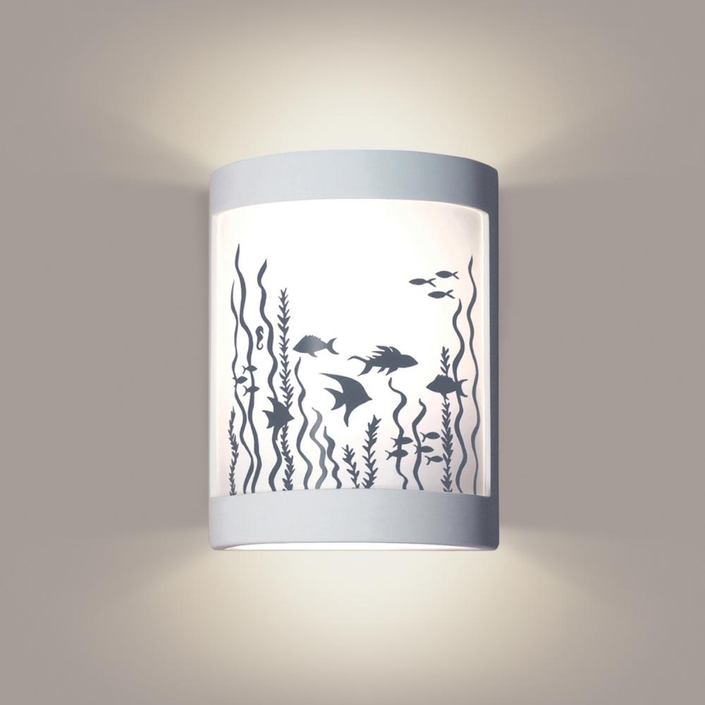 Hanama Bay Wall Sconce: Plum Jam (Wet Sealed Top)