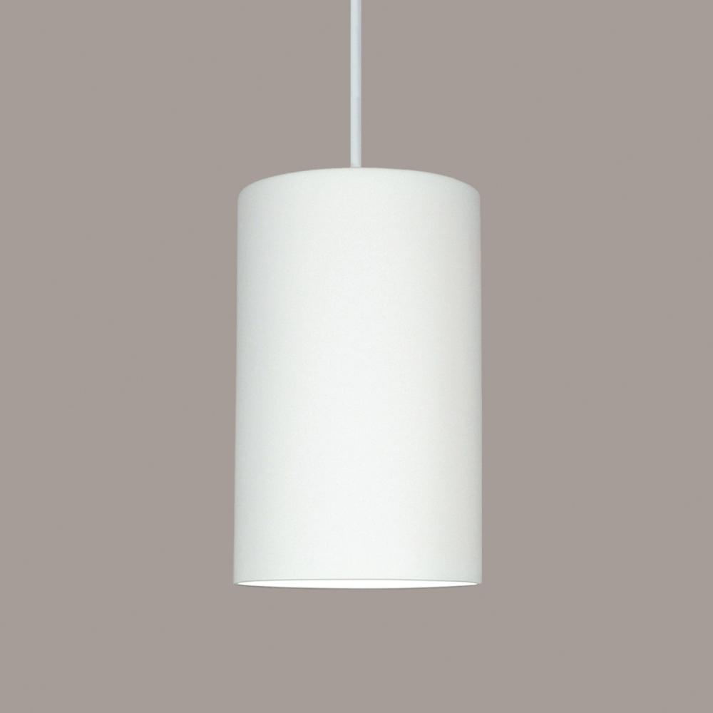 Gran Andros Pendant: Southern Hickory Burl (White Cord & Canopy)