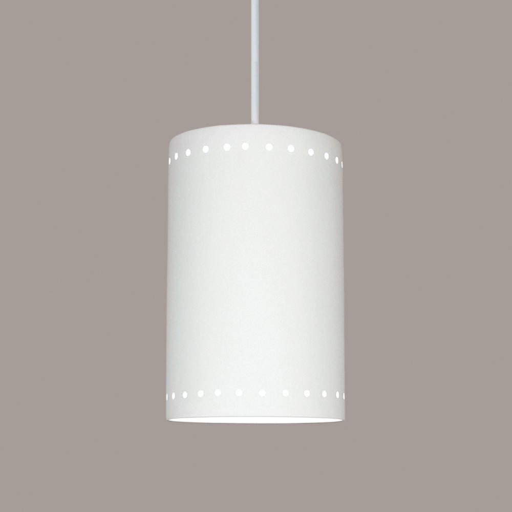 Gran Delos Pendant: Clay (White Cord & Canopy)