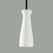 A-19 MP07-A1-BCC - Pilsner Mini Pendant: Clay (Black Cord & Canopy)