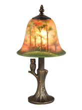 Dale Tiffany TA15149 - DISCONTINUED - Owl Hand Painted Accent Table Lamp