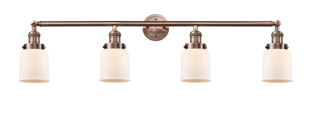 Bell - 4 Light - 42 inch - Antique Copper - Adjustable Bath Vanity Light