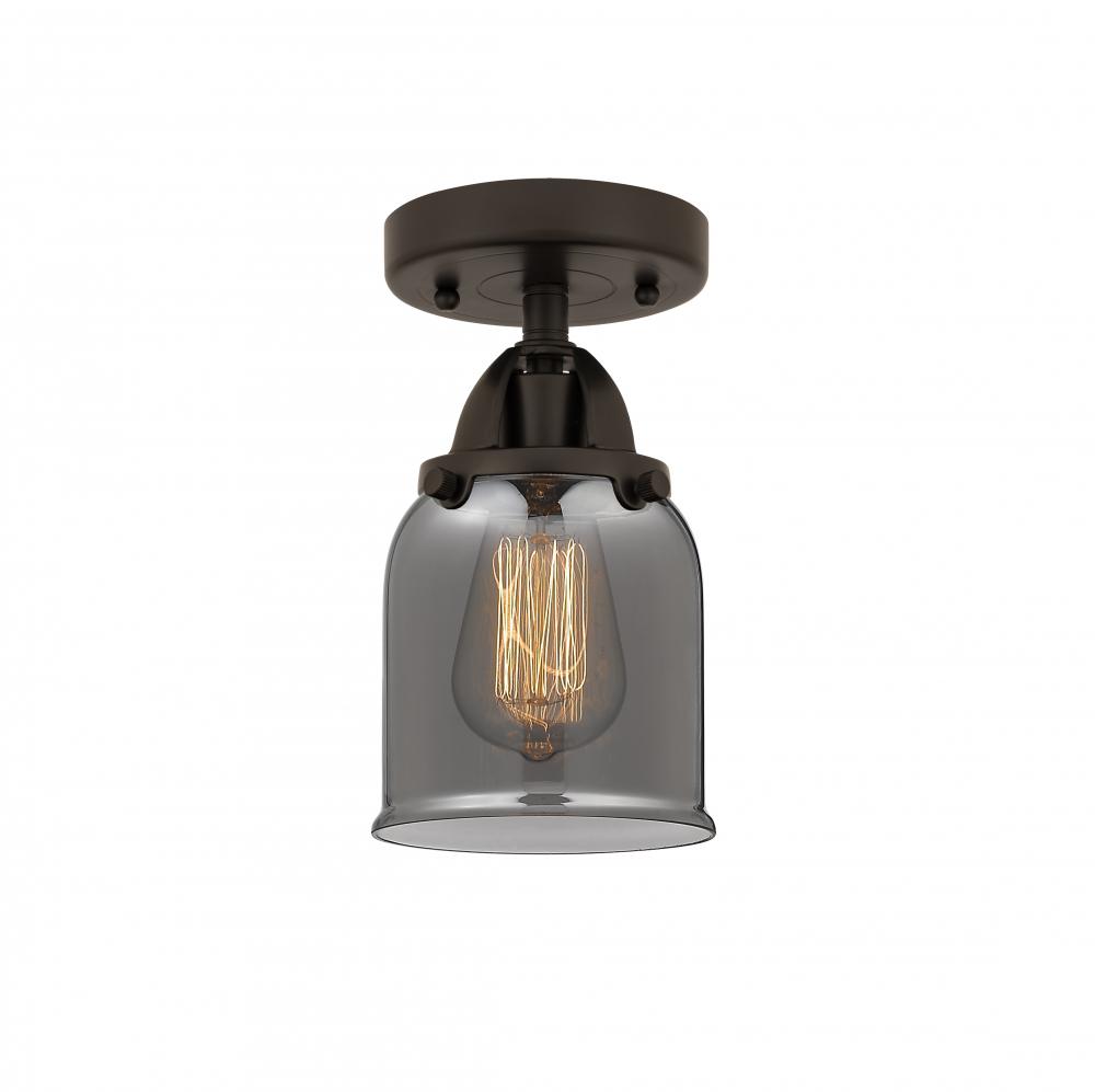 Bell - 1 Light - 5 inch - Oil Rubbed Bronze - Semi-Flush Mount