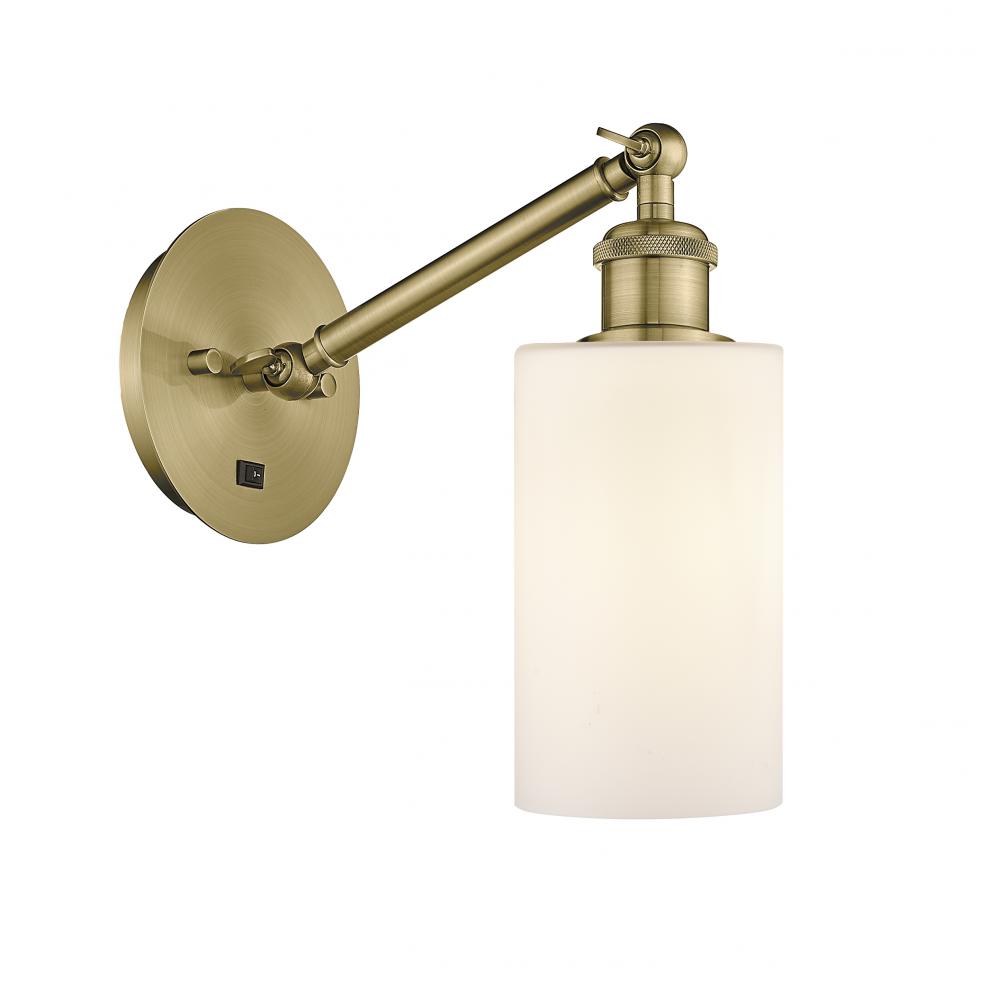 Clymer - 1 Light - 4 inch - Antique Brass - Adjustable Sconce