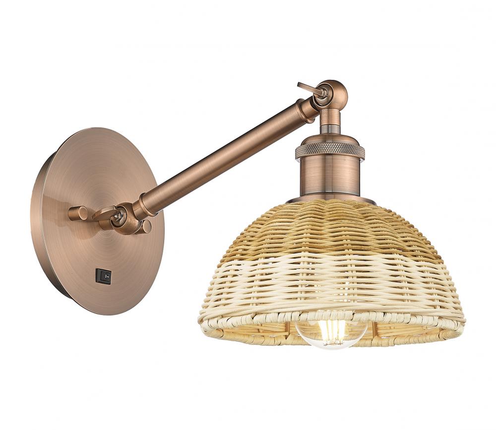 Bristol Natural II - 1 Light - 8 inch - Antique Copper - Sconce