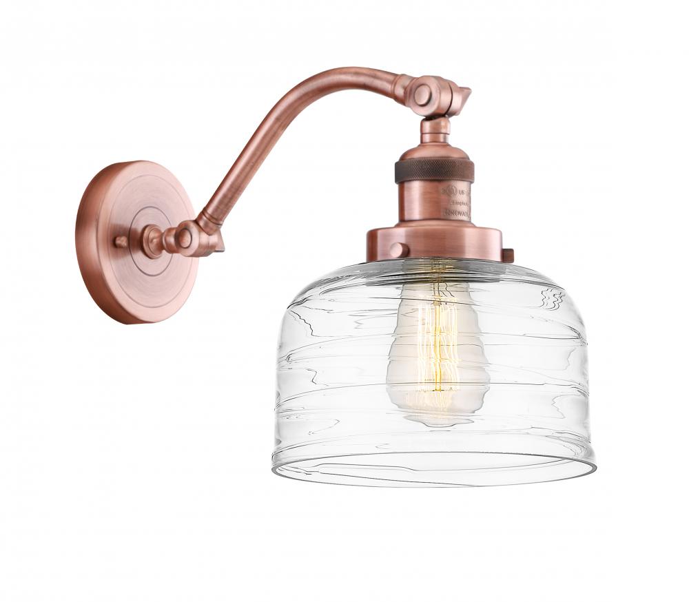 Bell - 1 Light - 8 inch - Antique Copper - Adjustable Sconce