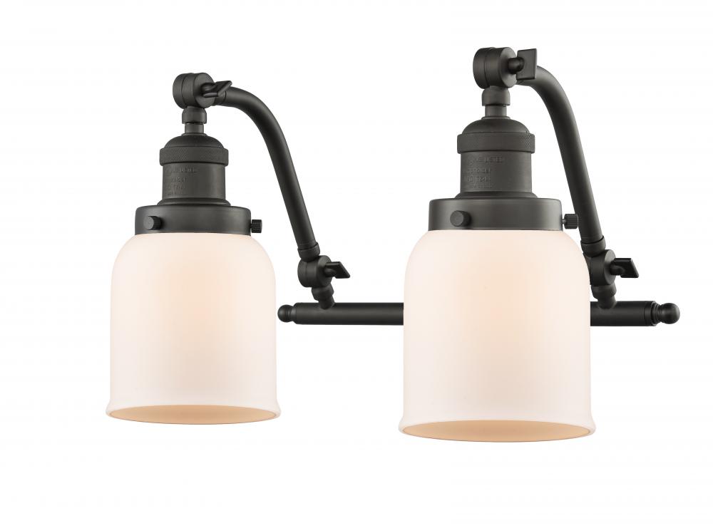 Bell - 2 Light - 18 inch - Oil Rubbed Bronze - Adjustable Bath Vanity Light