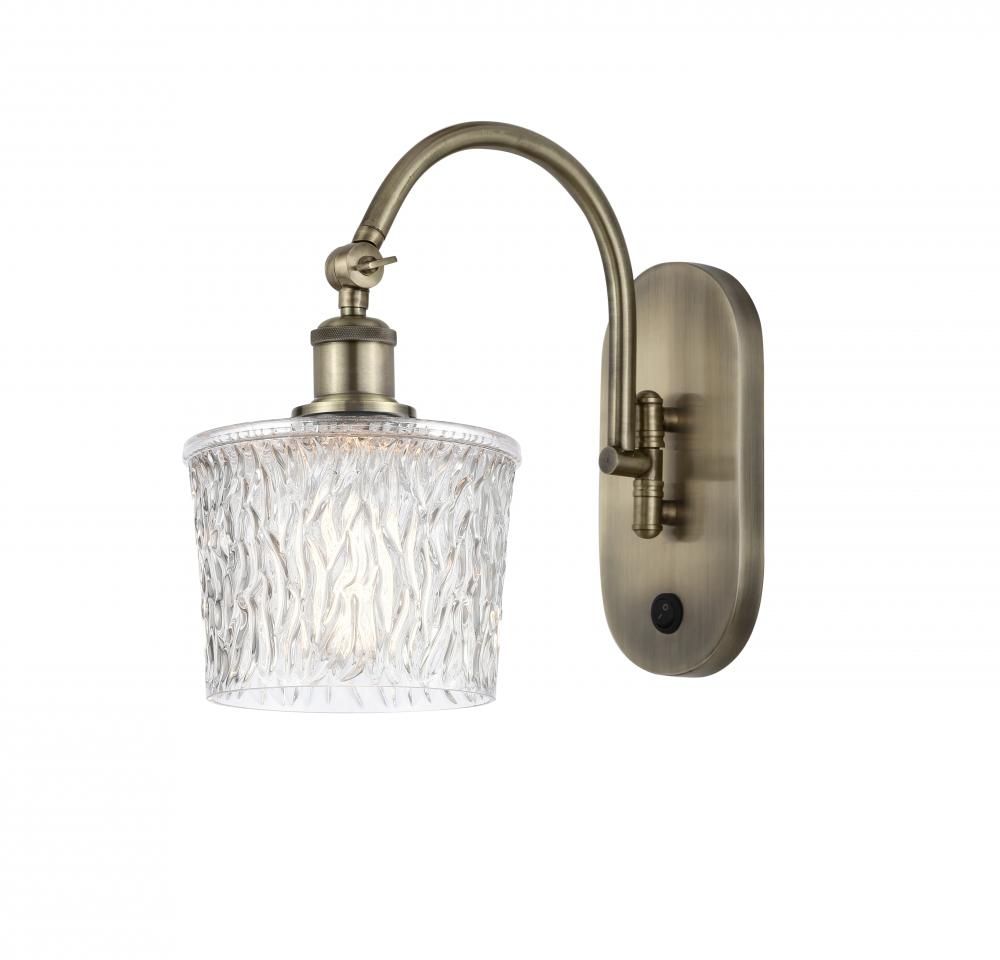 Niagara - 1 Light - 7 inch - Antique Brass - Adjustable Swing Arm