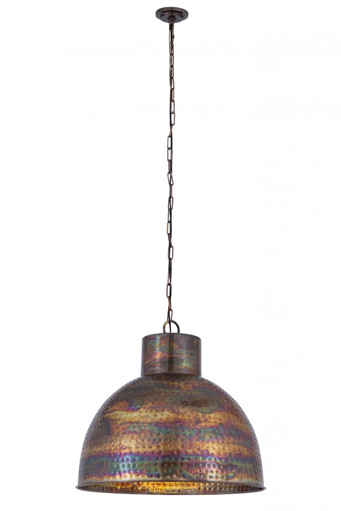 Charita - 3 Light - 24 inch - Burnt Copper - Cord hung - Pendant