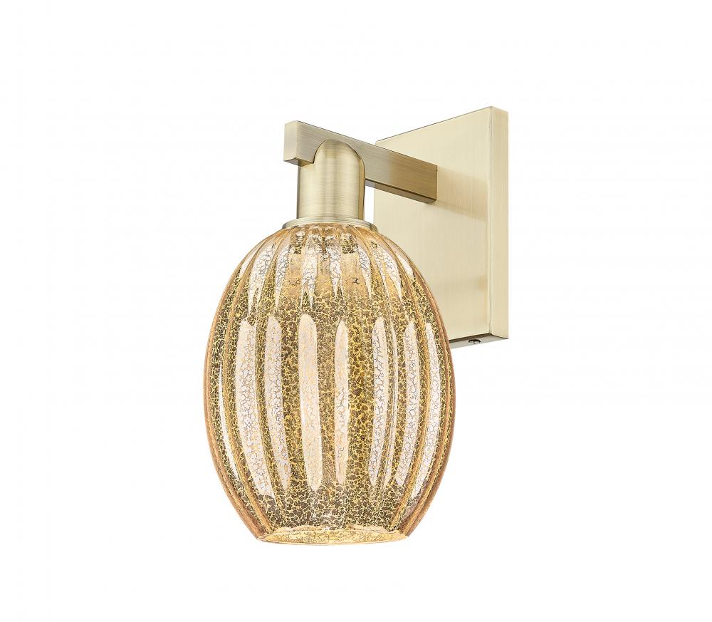 Preston - 1 Light - 6 inch - Antique Brass - Sconce