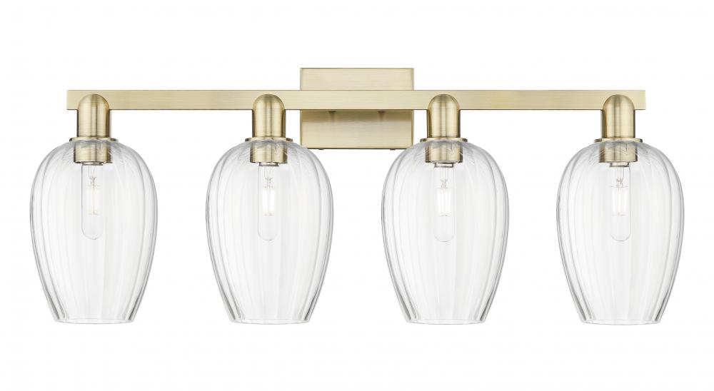 Preston - 4 Light - 36 inch - Antique Brass - Bath Vanity Light