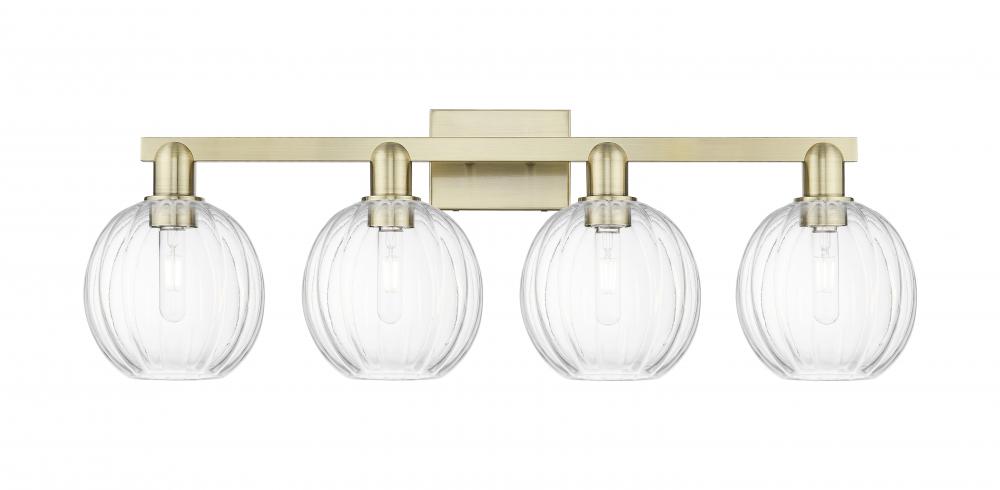 Preston - 4 Light - 36 inch - Antique Brass - Bath Vanity Light
