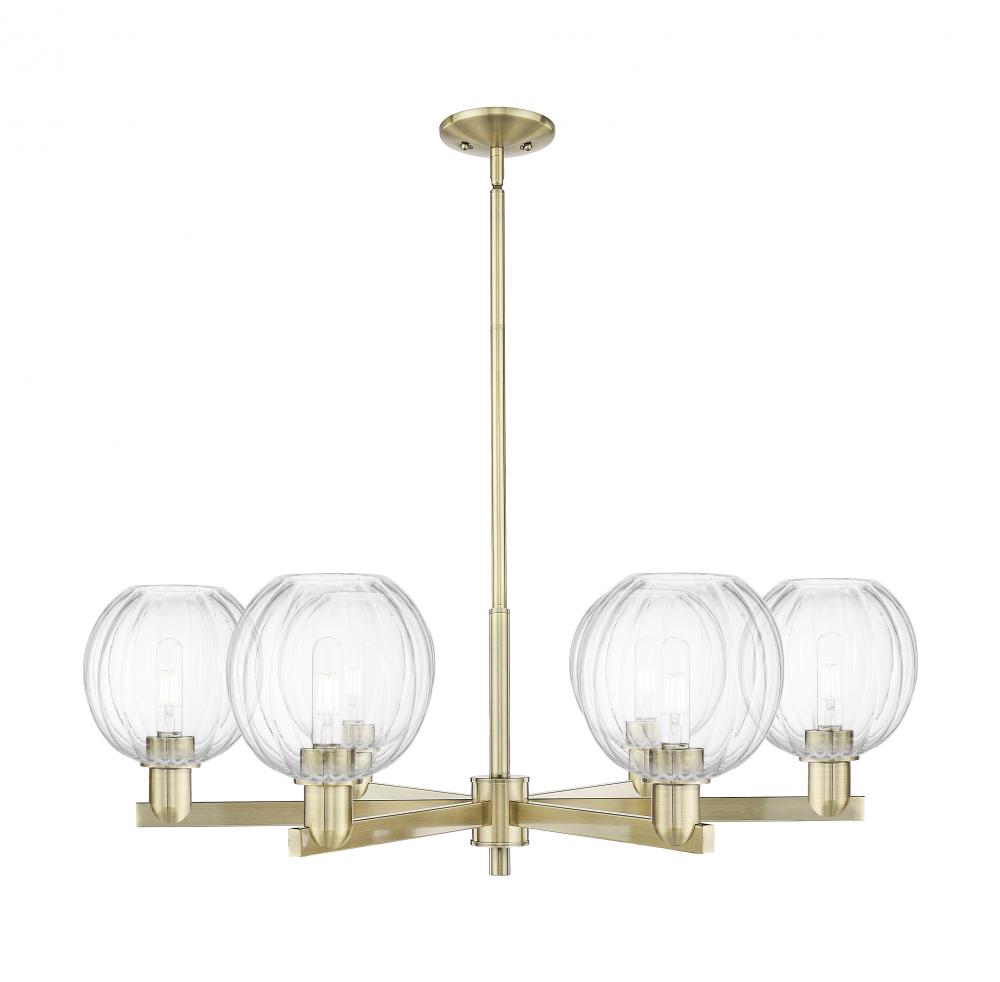 Preston - 6 Light - 24 inch - Antique Brass - Chandelier