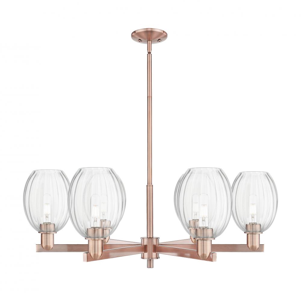 Preston - 6 Light - 24 inch - Antique Copper - Chandelier