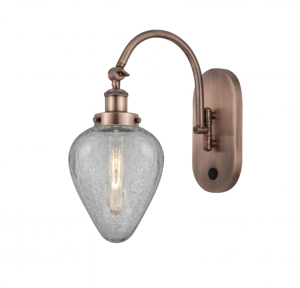 Geneseo - 1 Light - 7 inch - Antique Copper - Adjustable Swing Arm
