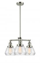Innovations Lighting 207-PN-G172-LED - Fulton - 3 Light - 22 inch - Polished Nickel - Stem Hung - Chandelier
