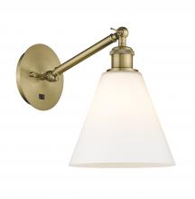 Innovations Lighting 317-1W-AB-GBC-81 - Berkshire - 1 Light - 8 inch - Antique Brass - Adjustable Sconce