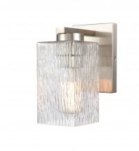 Innovations Lighting 419-1W-SN-CL - Juneau - 1 Light - 5 inch - Satin Nickel - Bath Vanity Light