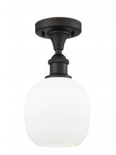 Innovations Lighting 516-1C-OB-G101-LED - Belfast - 1 Light - 6 inch - Oil Rubbed Bronze - Semi-Flush Mount