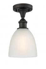 Innovations Lighting 516-1C-OB-G381-LED - Castile - 1 Light - 6 inch - Oil Rubbed Bronze - Semi-Flush Mount