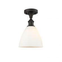 Innovations Lighting 516-1C-OB-GBD-751-LED - Bristol - 1 Light - 8 inch - Oil Rubbed Bronze - Semi-Flush Mount