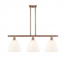 Innovations Lighting 516-3I-AC-GBD-91-LED - Bristol - 3 Light - 36 inch - Antique Copper - Cord hung - Island Light
