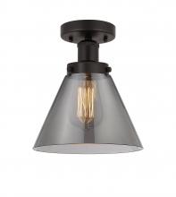 Innovations Lighting 616-1F-OB-G43 - Cone - 1 Light - 8 inch - Oil Rubbed Bronze - Semi-Flush Mount