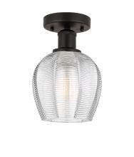 Innovations Lighting 616-1F-OB-G462-6 - Norfolk - 1 Light - 6 inch - Oil Rubbed Bronze - Semi-Flush Mount