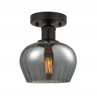 Innovations Lighting 616-1F-OB-G93 - Fenton - 1 Light - 7 inch - Oil Rubbed Bronze - Semi-Flush Mount